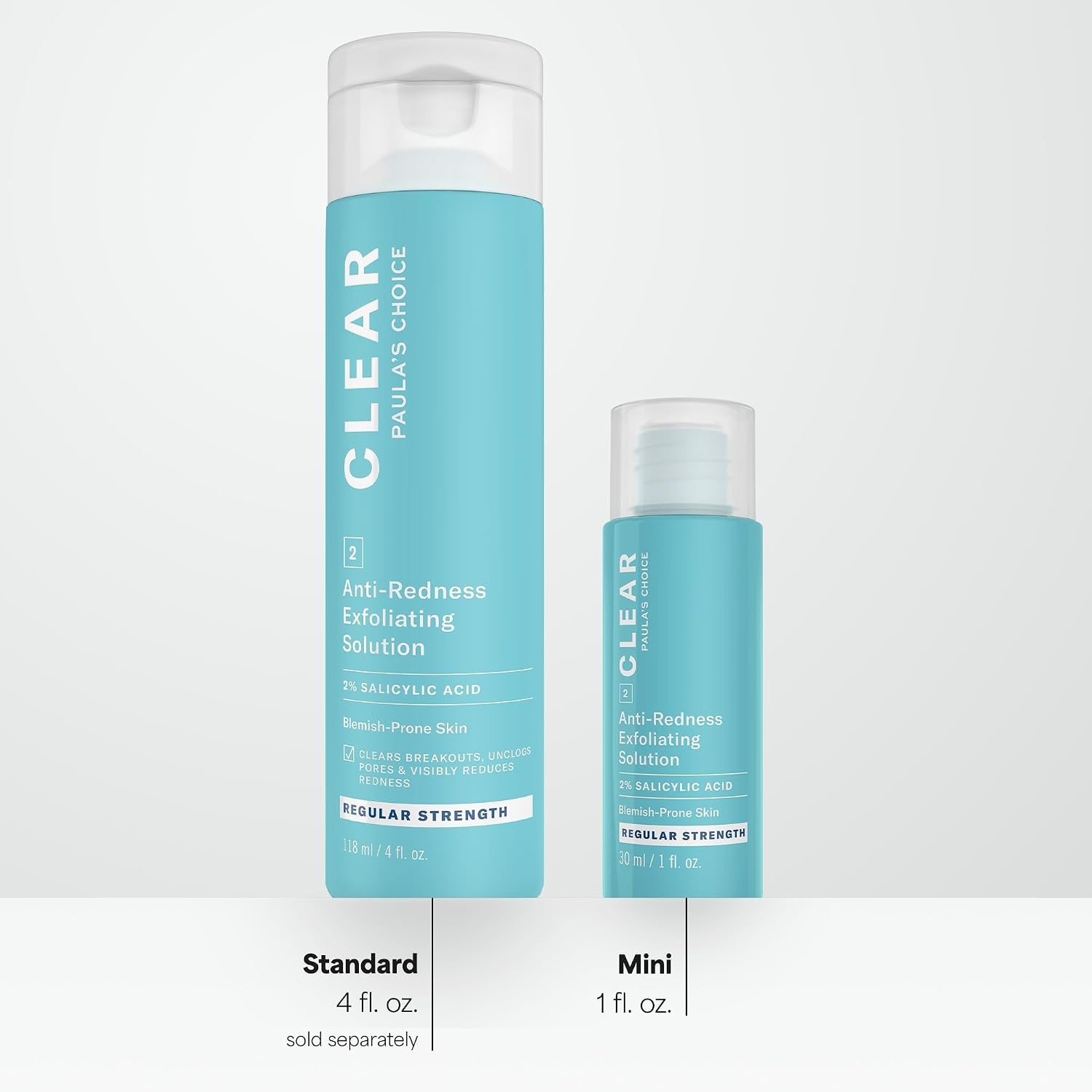 image:imagePaulas Choice CLEAR AntiRedness Exfoliating SolutionTravel Size Regular Strength