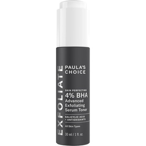 Paula’s Choice SKIN PERFECTING 4% BHA Exfoliating Serum Toner, 1 Fl Oz