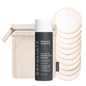 Paula’s Choice 2% BHA Liquid Exfoliant & Reusable Cotton Bamboo Pads