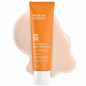 Paula’s Choice 5% Vitamin C Sheer Face Sunscreen SPF 50, 2 Fl Oz